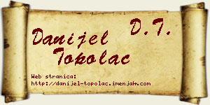 Danijel Topolac vizit kartica